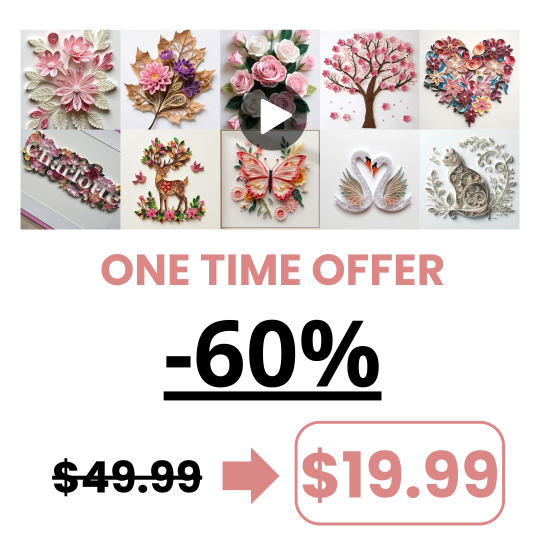 Quilling Craft - Exclusive Video-Course (-60%)