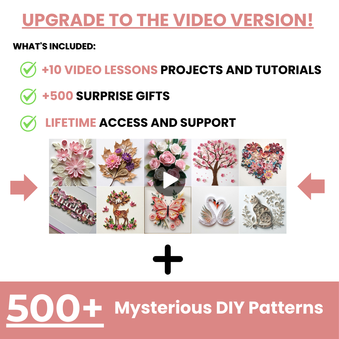 Quilling Craft - Exclusive Video-Course
